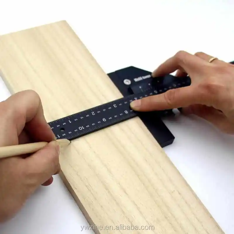 Details about   Woodworking Multi DIY Gauge Ruler T-Type Square Ruler 300mm Ultra Precision 