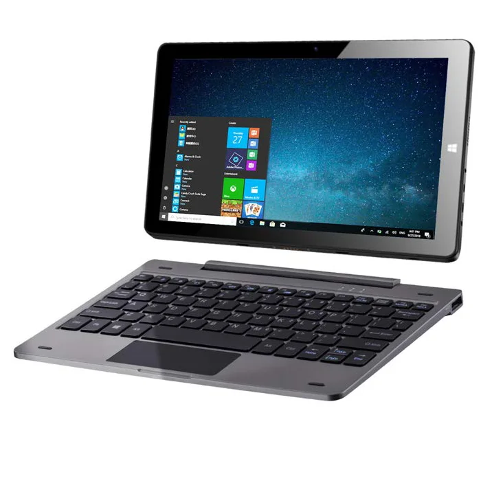 AWOW ноутбук и планшет Intel Pc System 10 дюймов 2 в 1 кабриолет компьютер