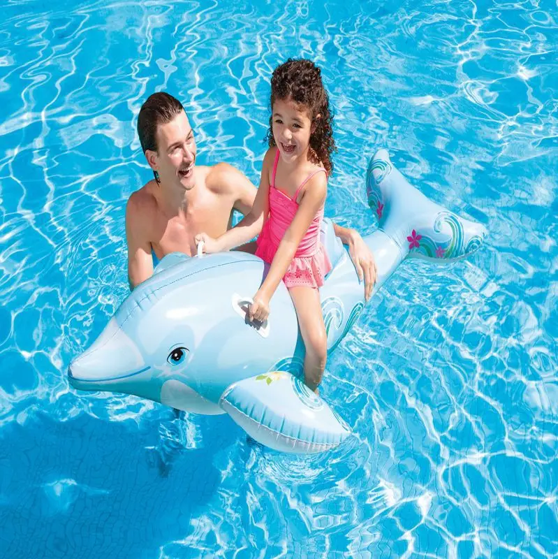 INTEX 58535 Ride-on Children Float Toy with 2 Heavy Duty Handles ...