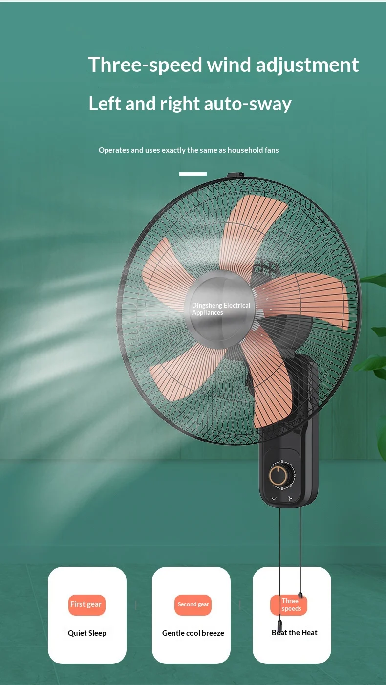 Wall Fan, 110V, 16-Inch, 30W - detail 20