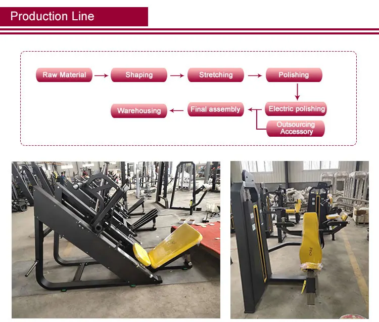 High level fitness strength machine chest press gym equipment