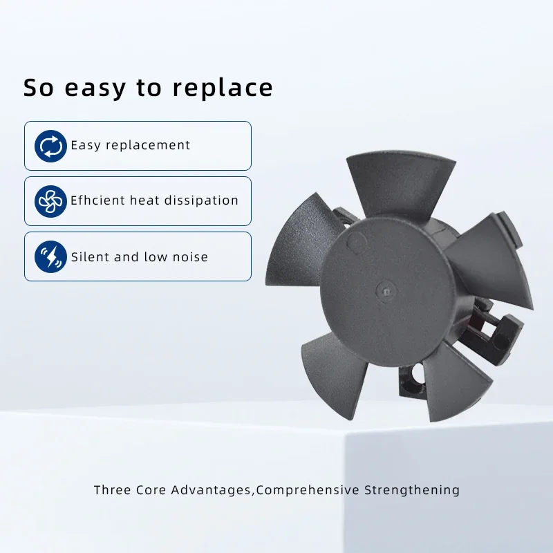 Axial Frameless Plastic Fan, 12v, 35x35x10mm - detail 14