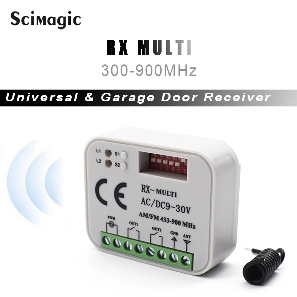 Best Garage Door Remote Control Receiver Rx Multi Frequency 300868mhz