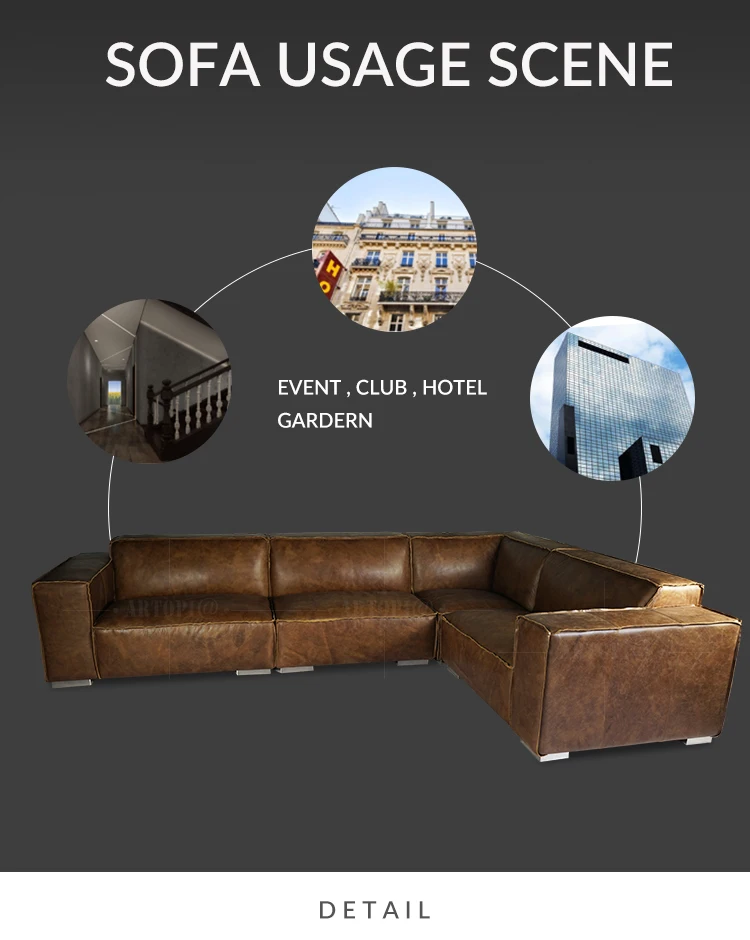 vintage sectional sofa