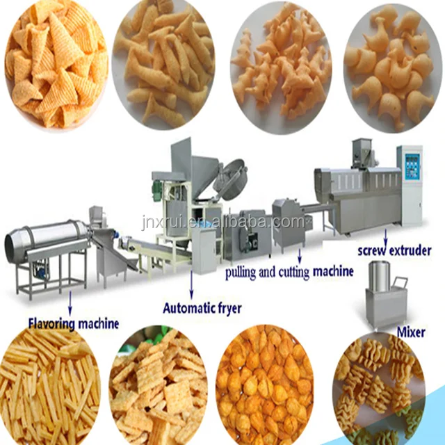Hot sale top efficiency snack food process equipment for snack food equipment