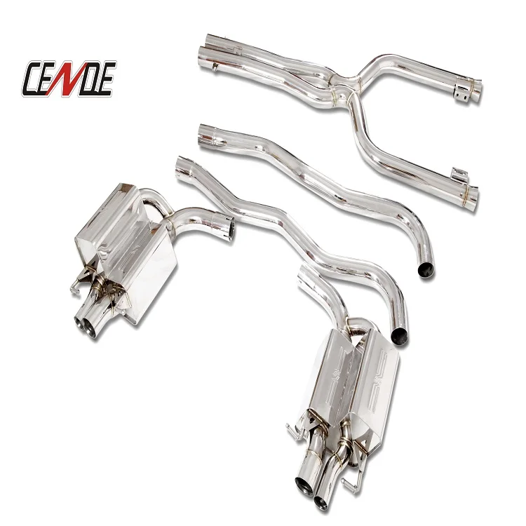 Customized Stainless Steel 304 Catback Exhaust System for MERCEDES BENZ C63 AMG W204 W205