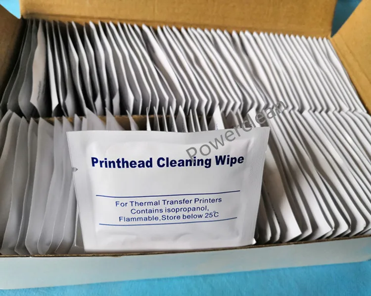 Printhead Presaturated Alcohol Cleaning Disinfecting Wipe