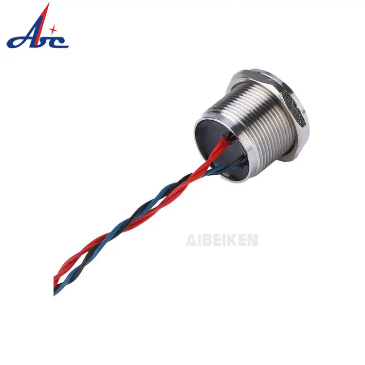 16mm Dot Blue Led 12v Momentary Stainless Steel Piezo Touch Ip68 Waterproof Switch For Boat