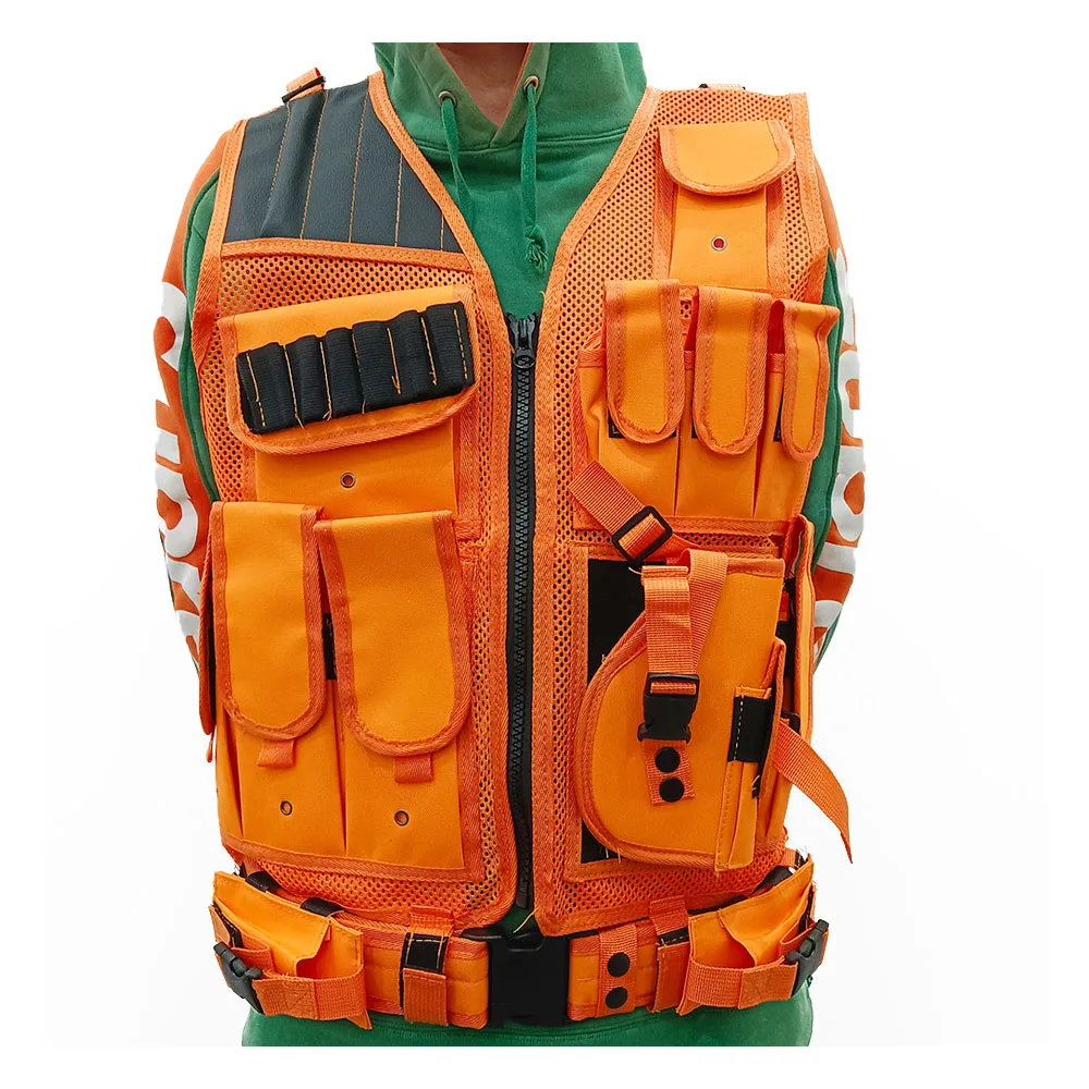 Sturdyarmor Molle Mesh Tactical Vest in Orange - Durable Outdoor