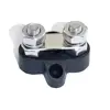 M8(5/16") Negative Power Distribution Studs Bus Bar Power Terminal Blocks Dual Heavy-Duty Terminal Studs with Connecting