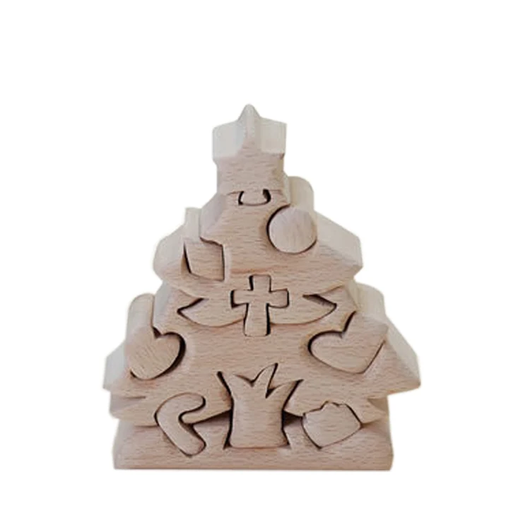 新设计形状升华空白教育木制拼图为孩子们