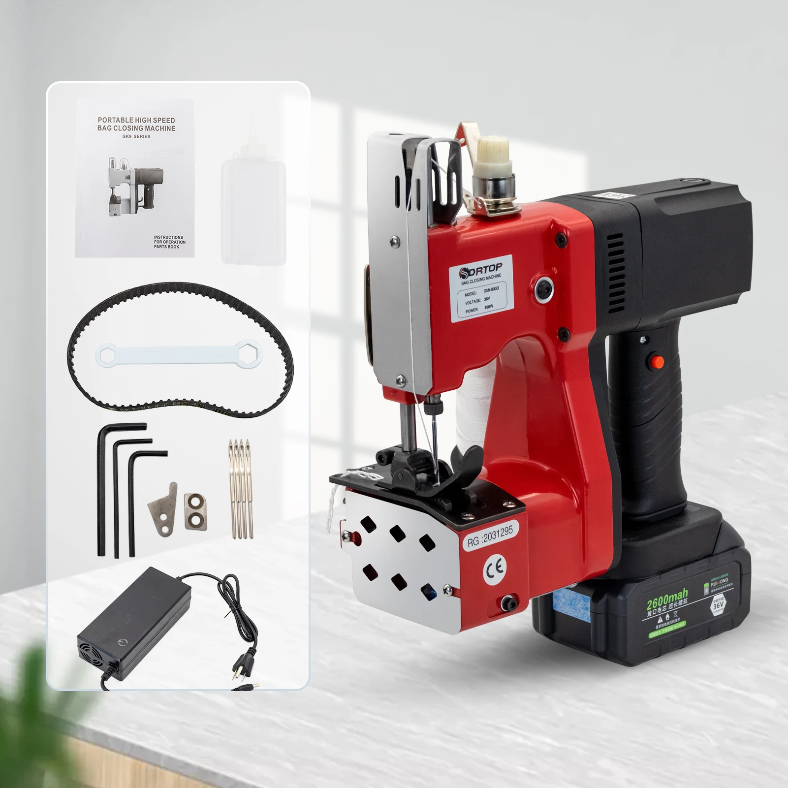 Handheld Woven Bag Sewing Machine/ Portable Small Sacks Bags Sewing