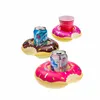 PVC floating donut drink cup holders