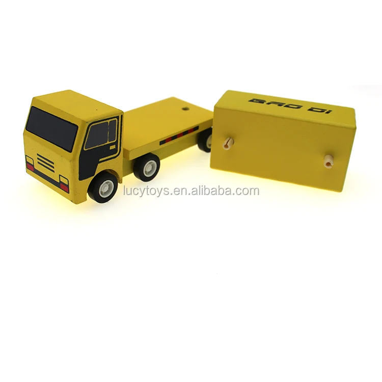 2023 Newest Cool Small Wooden Container Truck Toy Car For Kids Buy Wooden Truck Toys,Wooden