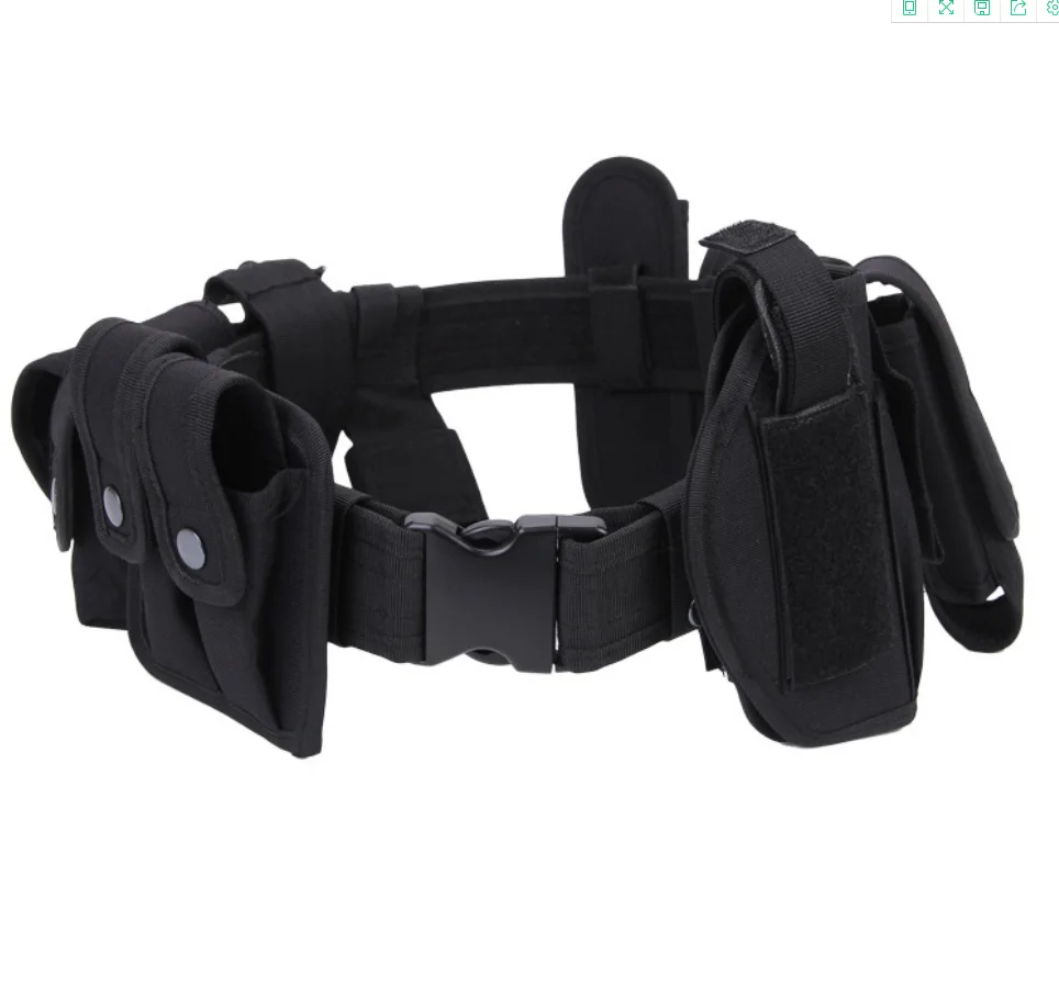 chenhao十件战术军带多功能保安执勤战斗带训练警察护卫实用腰枪包