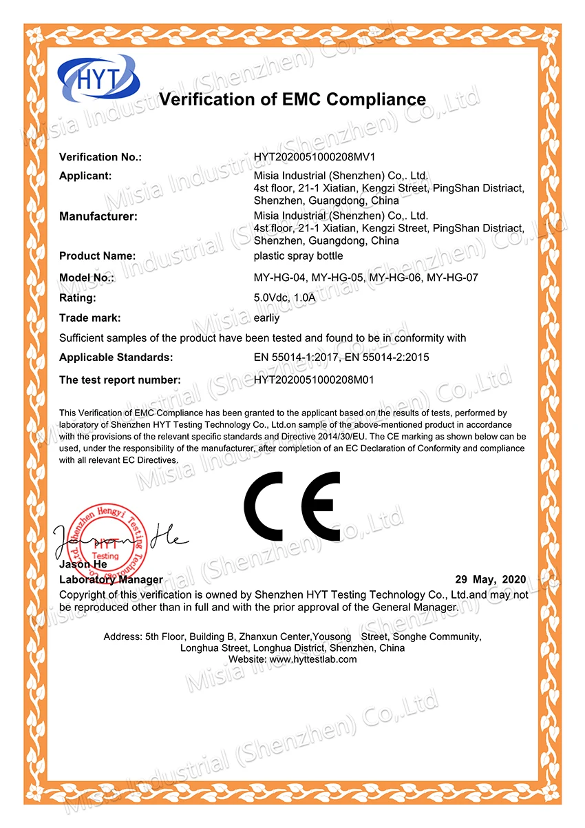 CE-certificate