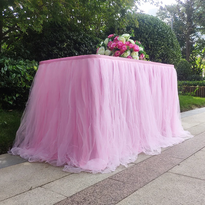 
Wedding Table Decoration TuTu Table skirt Table Cover 
