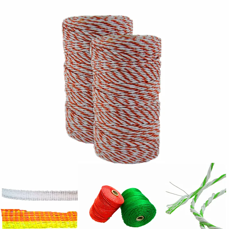 ZJchao Electric Fence Wire, 500M White Red Electric Livestock Fence - View #10