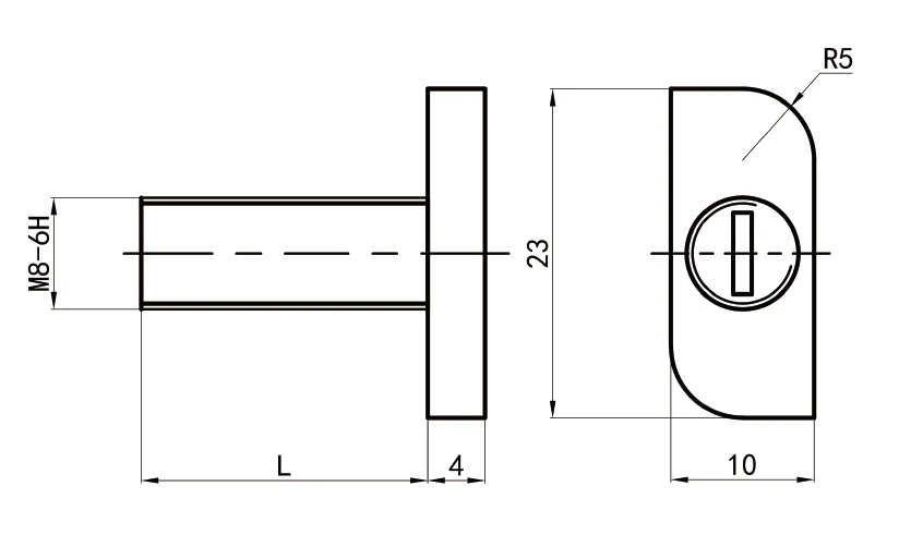 不锈钢 m8 ss304 锤子 t 头螺栓