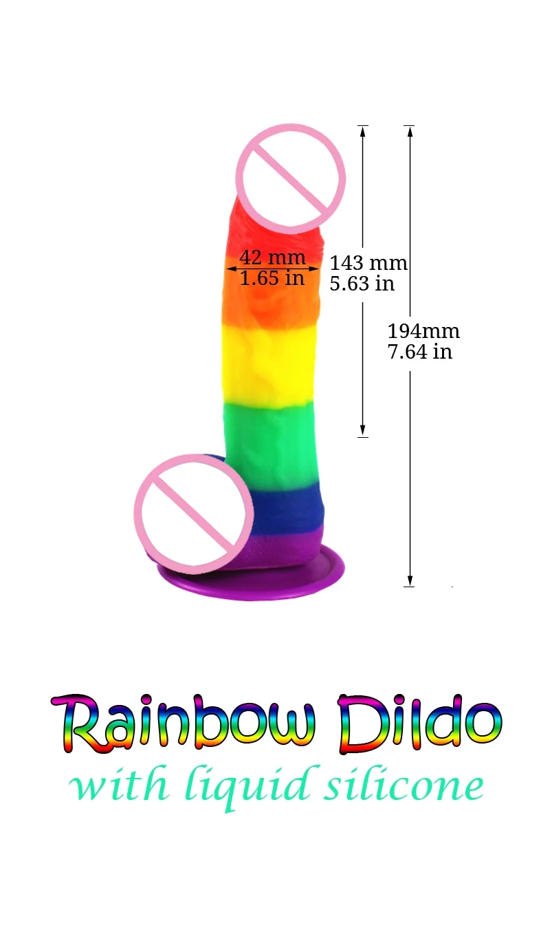 Strap-on Rainbow Wearable Pênis de sucção grande macio vibrador brinquedos  sexuais realistas para homens e mulheres| Alibaba.com