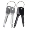 Portable Multi Tools Mini Phillips And Flat Key Chain Screw Driver