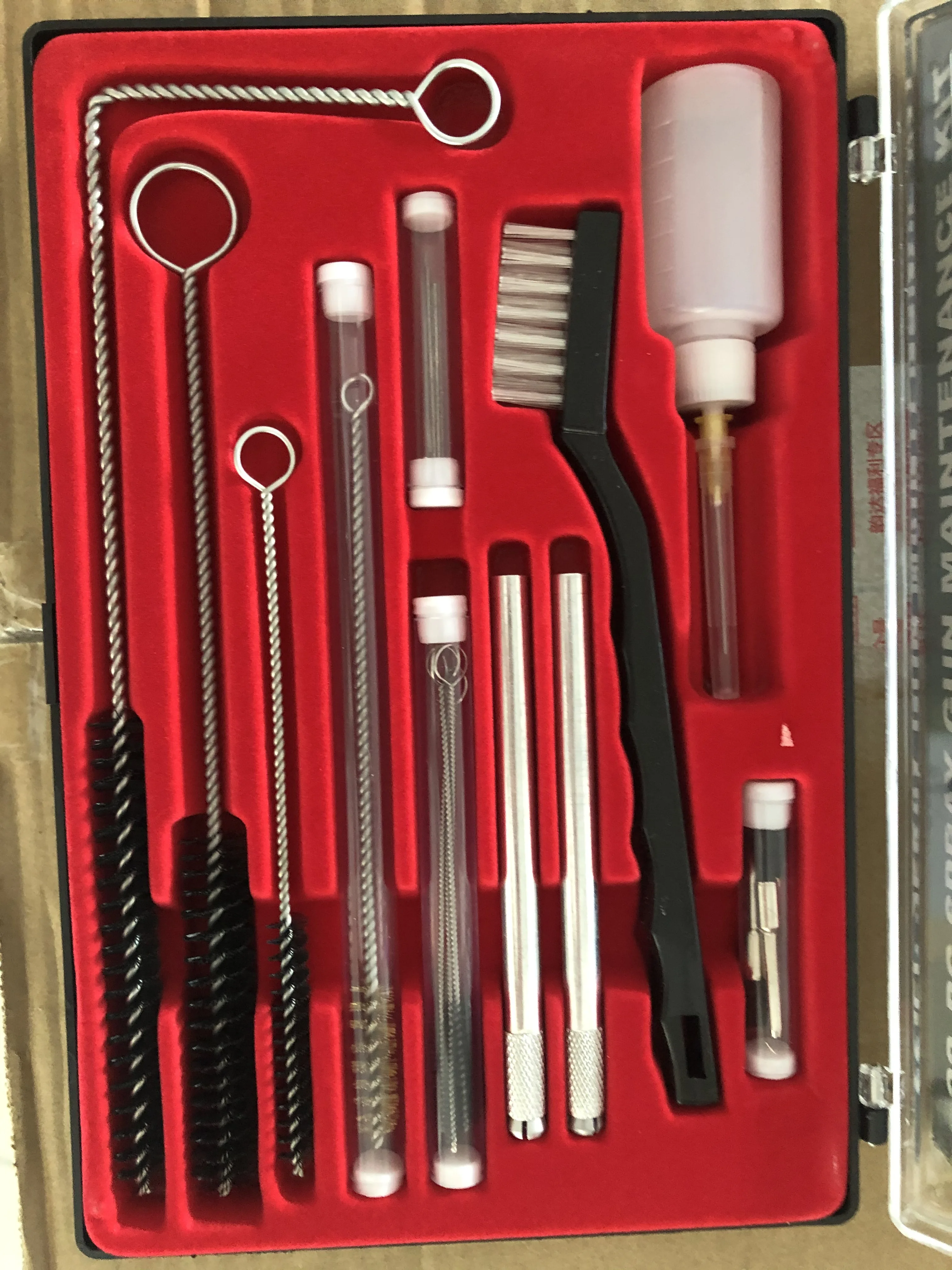 22 Pcs Wire Nylon Brush Airbrush Cleaning Kit Hvlp Spray Gun Cleaning