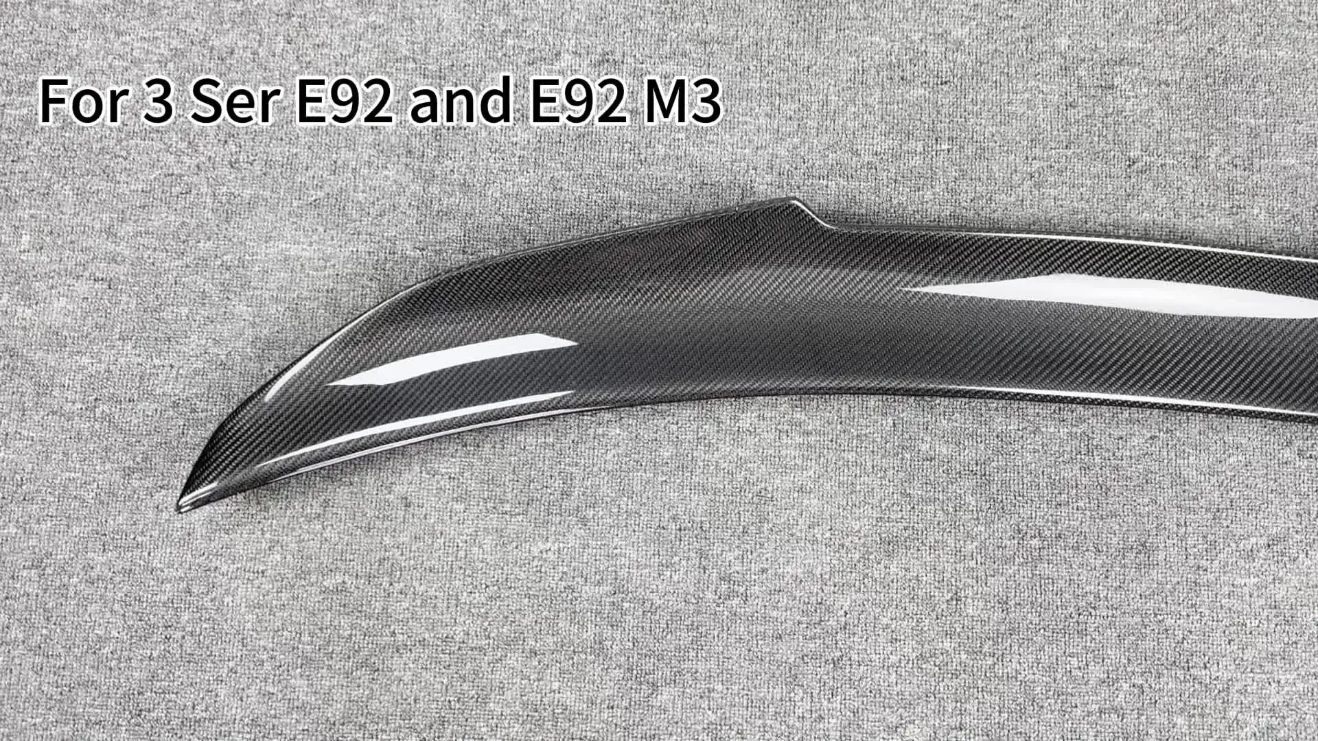 IKON Motorsports Painted #475 Black Sapphire Trunk Spoiler For BMW E92 3 Series