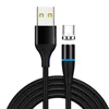 Custom length USB Magnetic charger cables 360 Round Magnetic Micro USB Type C Charger Cable Data Sync for all the phone