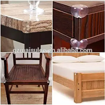 Transparent Baby Proof Safety Bumpers and Kids Decorative Table Corner Guards for Table Corner Protectors