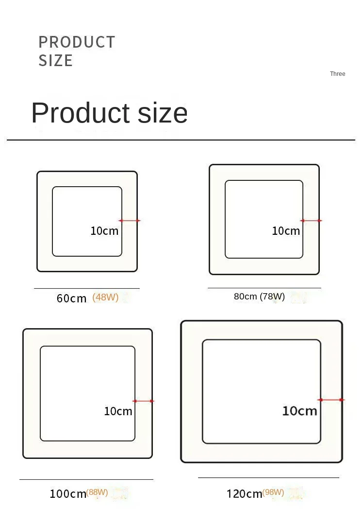 product led office square chandelier for meeting rooms gyms shopping malls ceiling lamp with modeling light-7