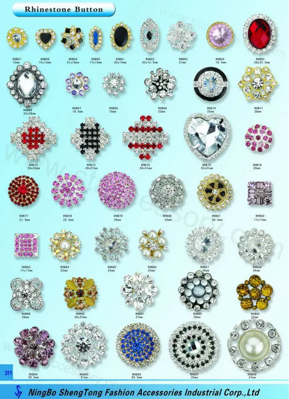 What is a rhinestone? What are different types of rhinestones? -SUNMEI  BUTTON