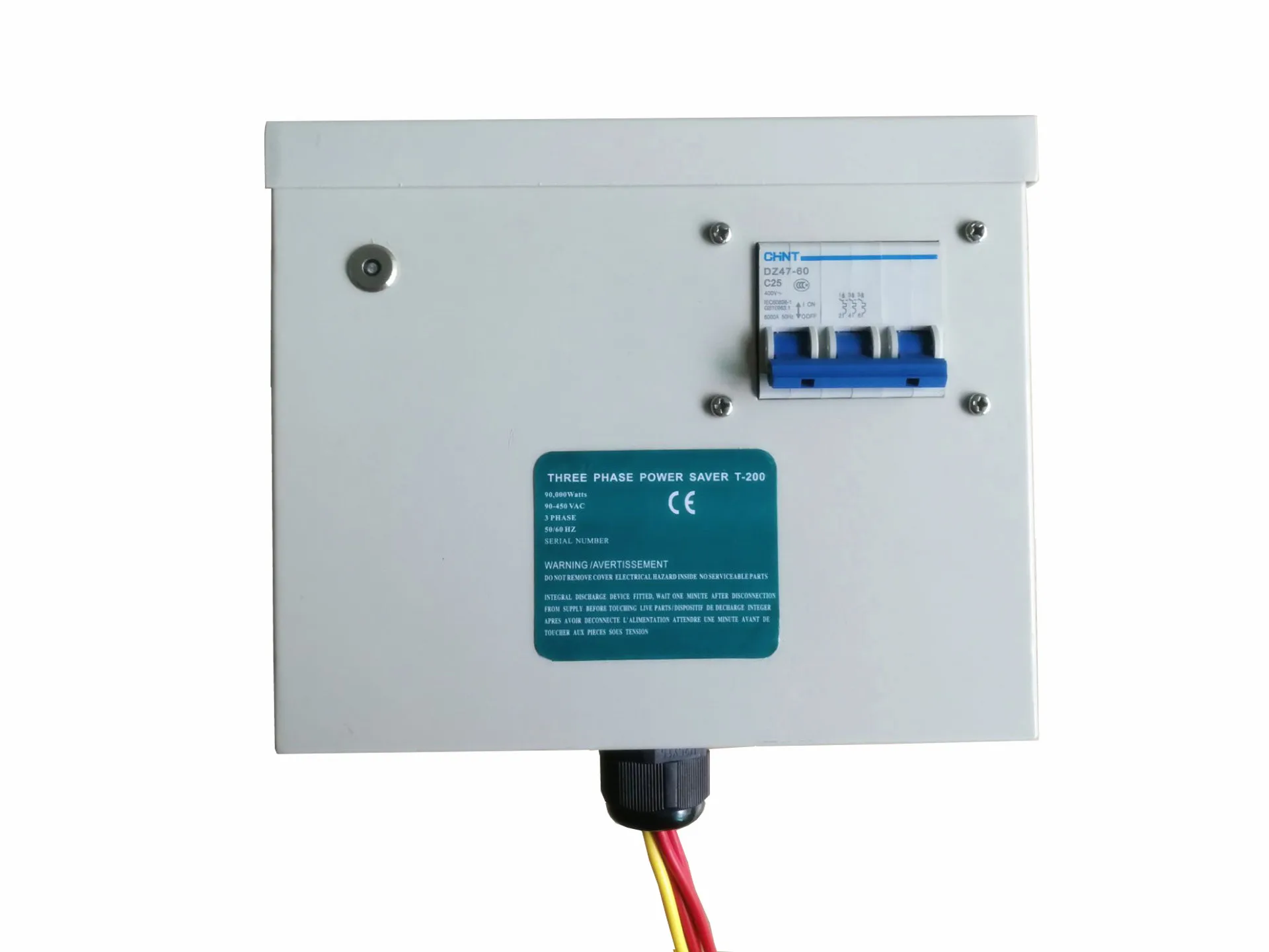 Stainless Steel 3 Phase Capacitor Power Saver Saving Electric Bill