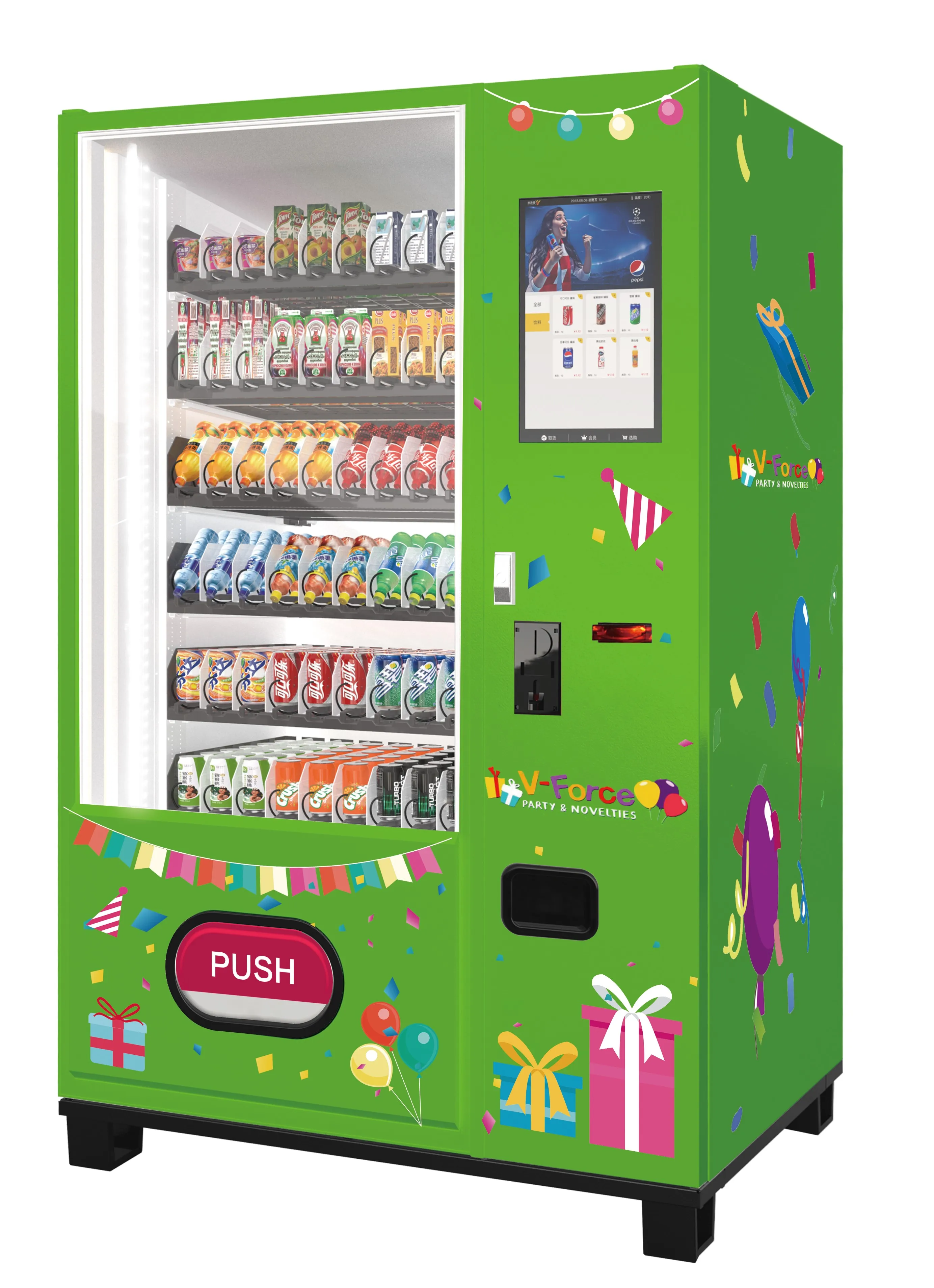 Glass Bottle Vending Machine