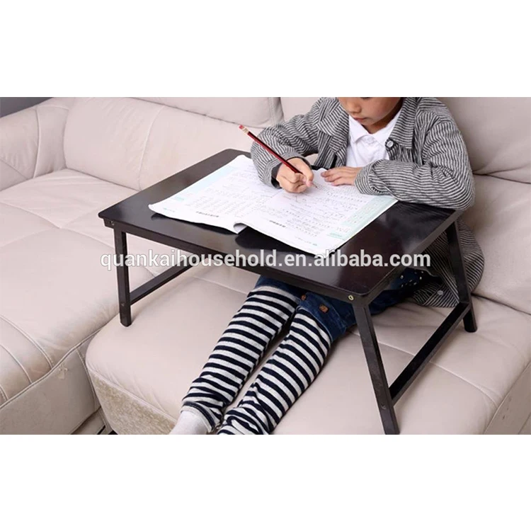 Bamboo Folding Laptop Table Writing Desk Buy Laptop Table On Bed