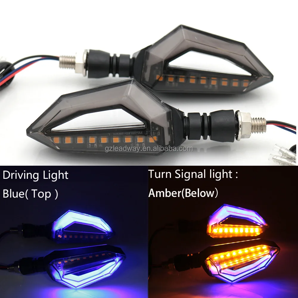 Universal Flowing Flicker 12v Led Light Moto Driving Led Bulbs Scooter