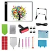 A4 led light pad good quantity convenient to use Suit for cartoon drawing handwriting and learning For diamond painting