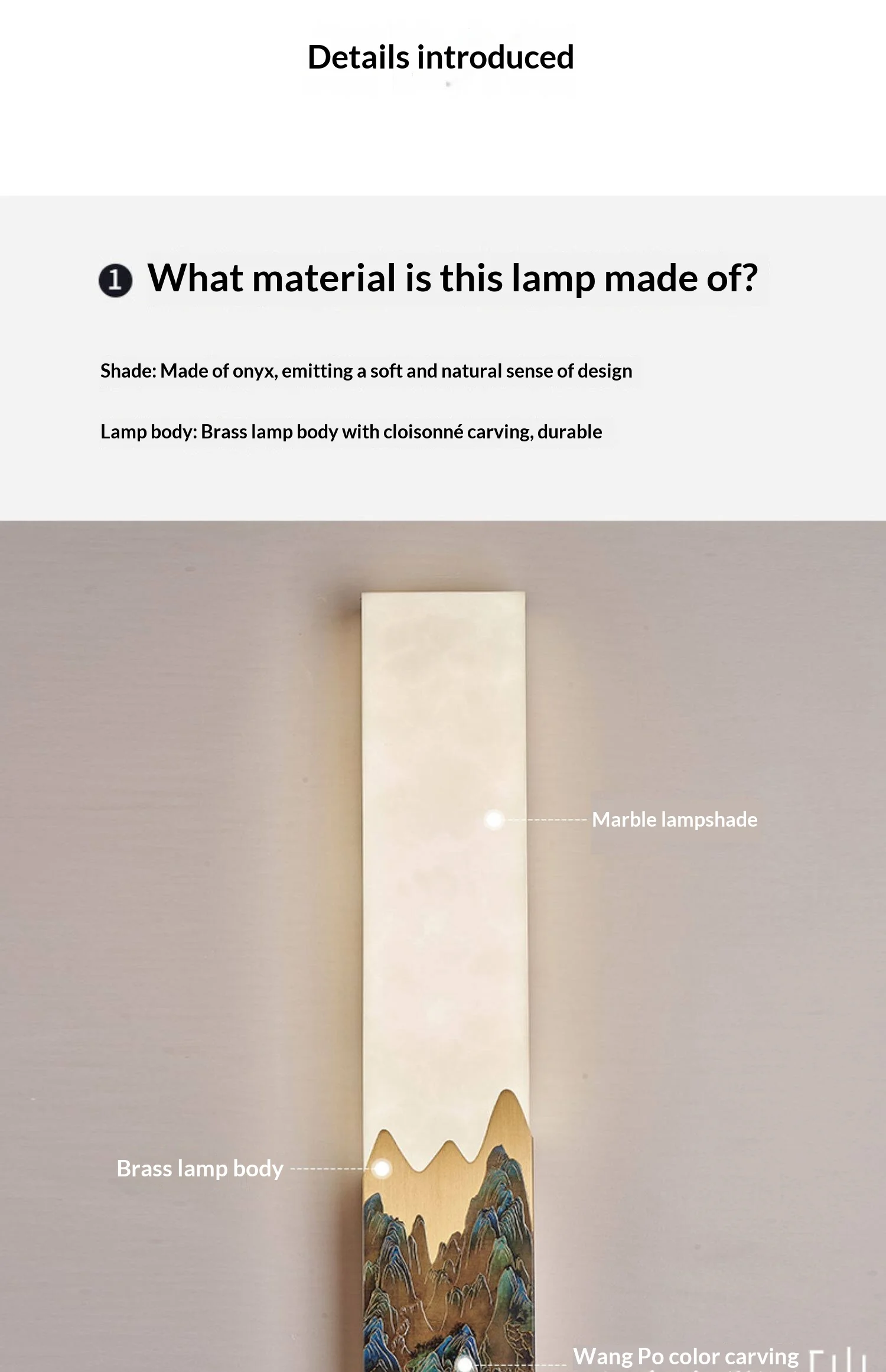 product chinese style all copper enamel finish zen style wall lamp with marble lighting for living room bedroom bedside 5 year warranty712-17