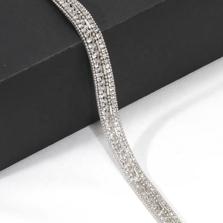 JEWEL SEQUIN METALLIC HOT PINK DIAMANTE RIBBON TRIM