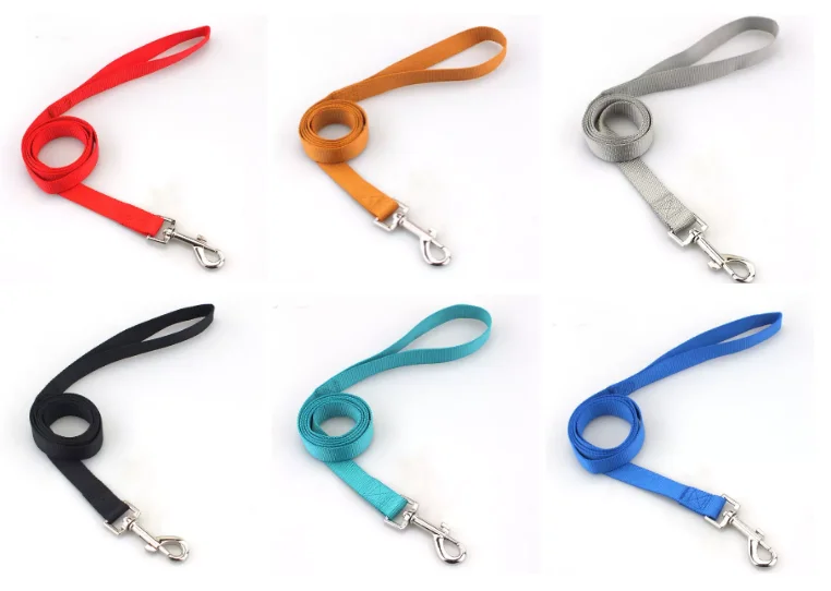 Wholesale New Colorful With Metal Hook Nylon Pet Dog Leashes Buy Dog