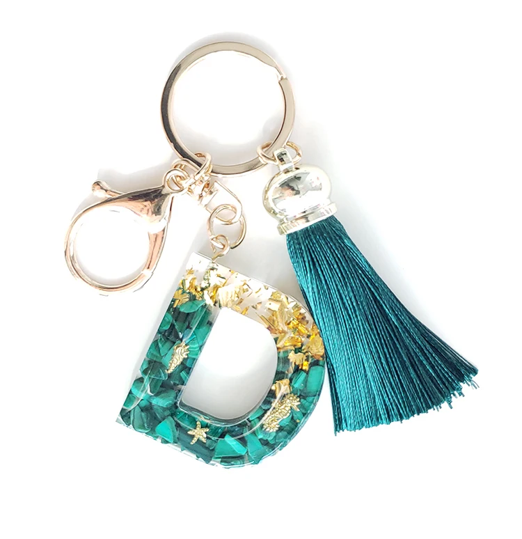 Wholesale Custom Fashion Initial Resin Letter Pom Pom Puff Ball