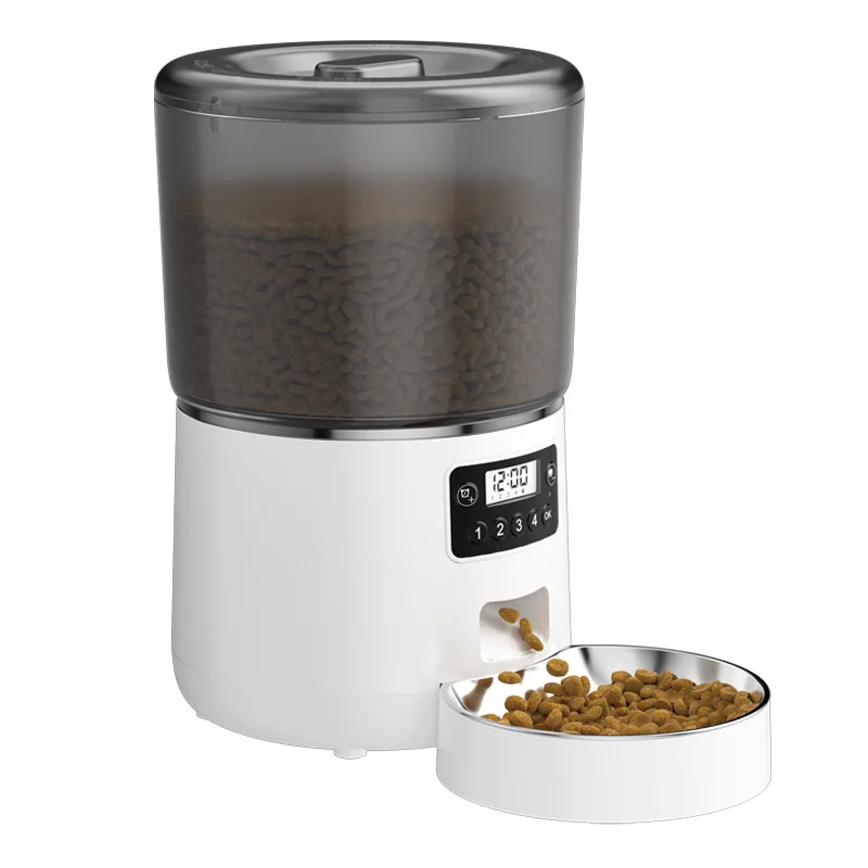 Smart Pet Feeder Remote Control Wifi Connection Cat Feeder Multifunction Feeder manufacture