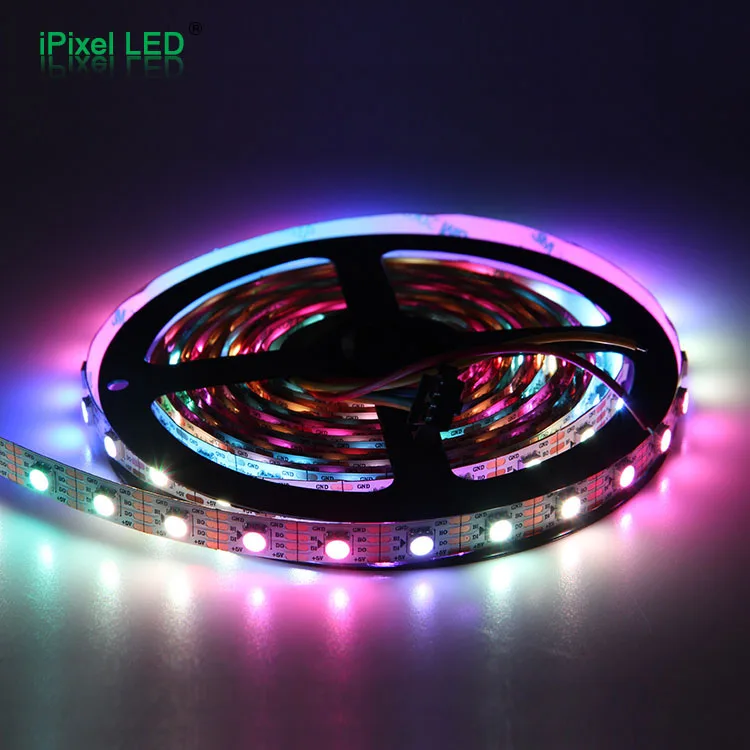 addressable led strip DC5V DC5V double signal WS2813 60 Pixels digital LED Strip