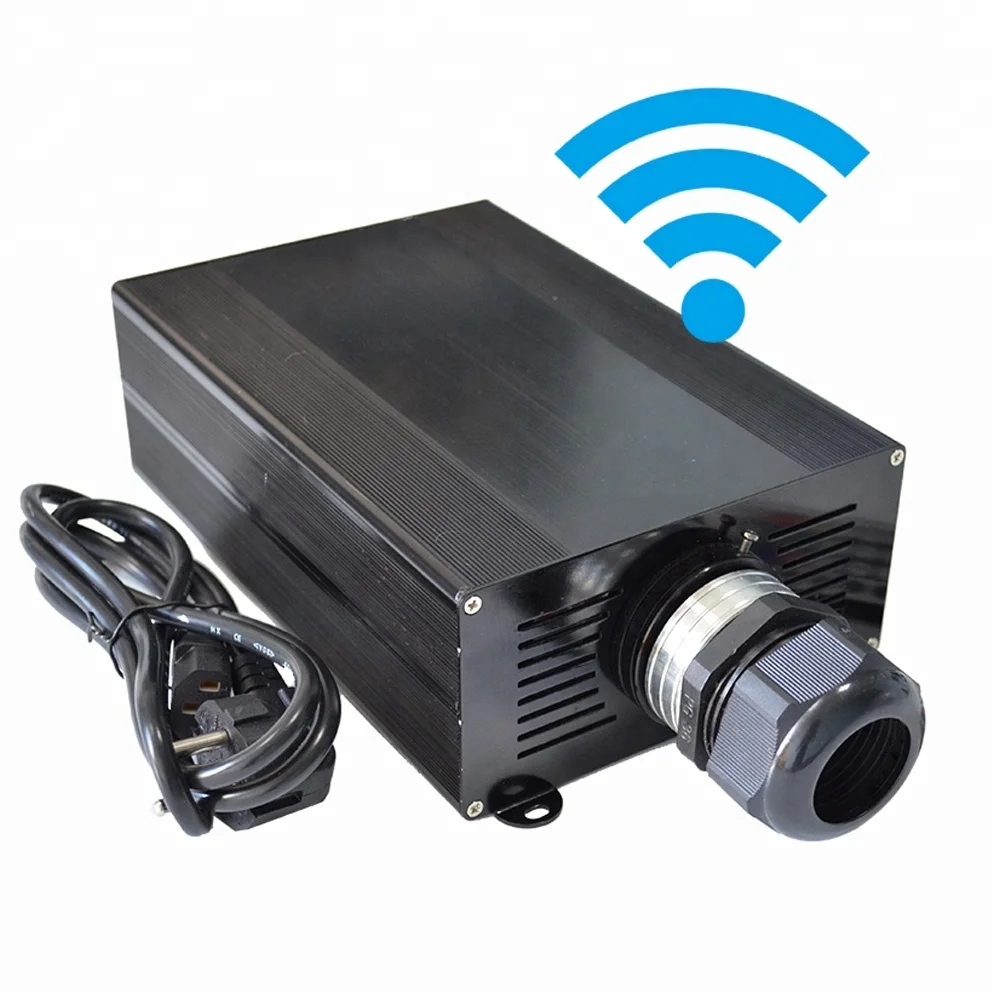 75W, 60W, 45W fiber optic light box with wifi control capture color