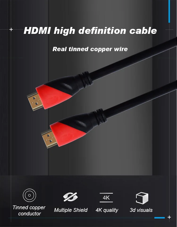 SIPU hot selling high speed active support slim hdmi cable 4k 3d - ANKUX.COM