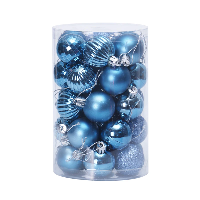 Hot Sale Christmas Ball Decoration Shiny Matte Glitter Christmas Ball Ornament Xmas Ball Ornament