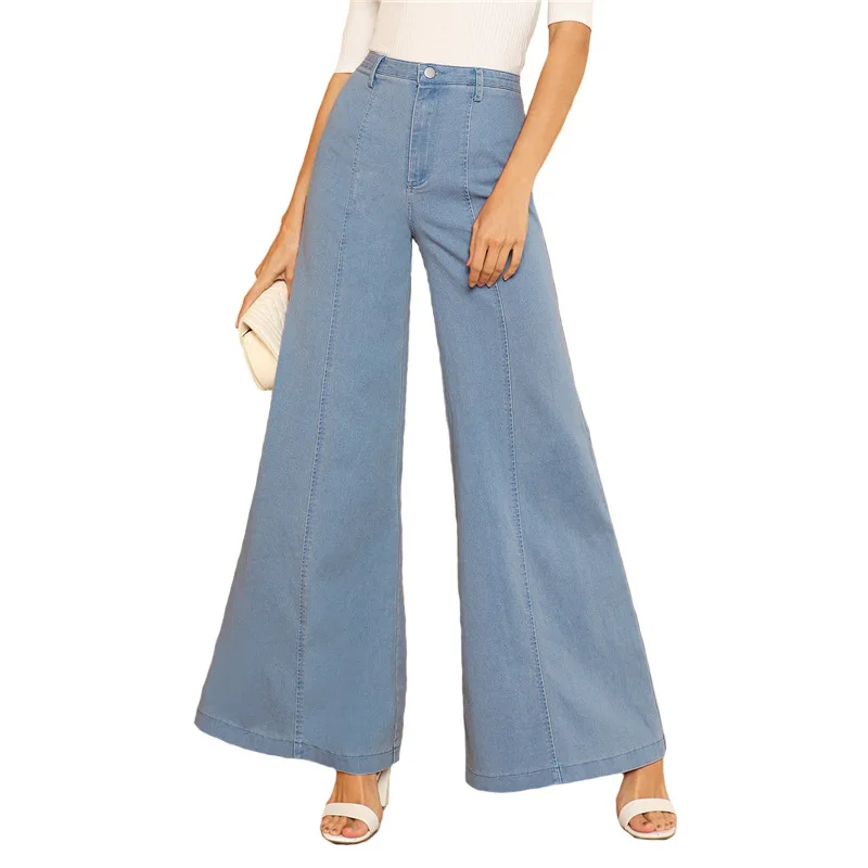 loose flare jeans