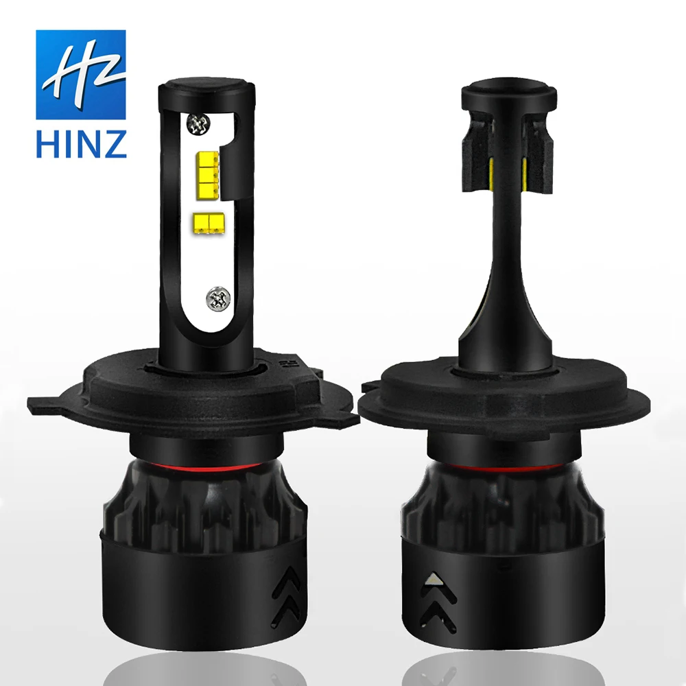 New Mini8 60W 9600LM Auto Lamp H1 H3 H7 H11 9004 9006 ZES Lamp Bead H4 Car LED Headlight Bulb