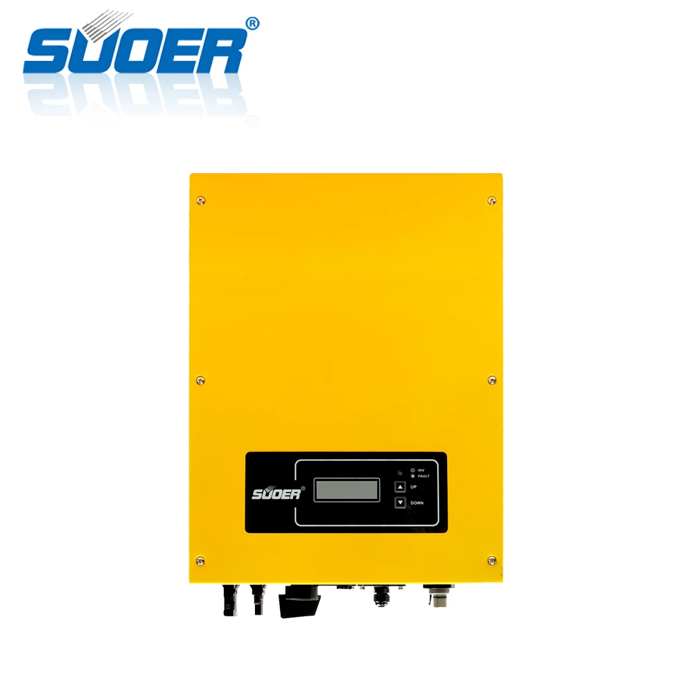 Suoer 24V DC to 230V AC 3kVA inverter solar hybrid power inverters built-in PWM solar charge controller