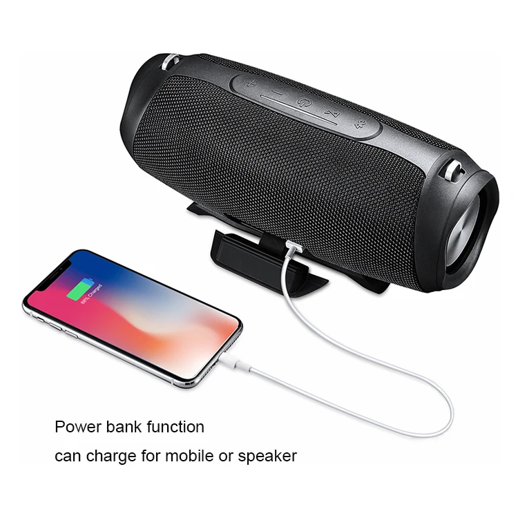 Power bank function True Wireless Stereo Powerful Big Sound Portable 100% Waterproof Outdoor Speaker - ANKUX.COM