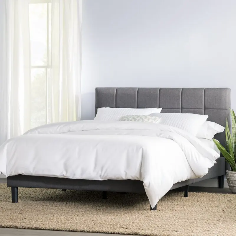 Gray bed